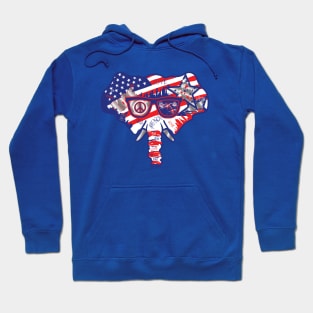 Bless America Lee The Elephant Hoodie